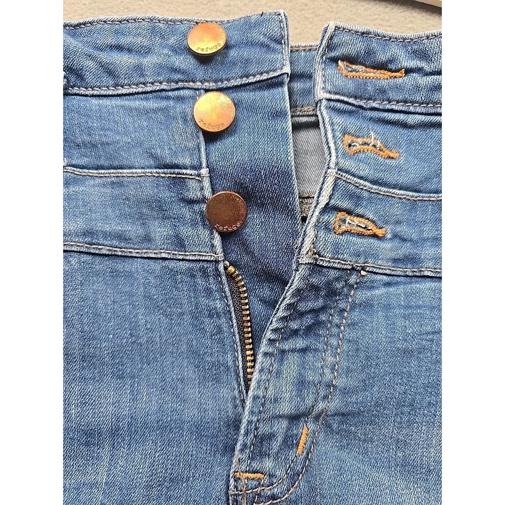 Refuge Jeans Womens Size 8 Blue Skinny Stretch Fade Comfort Casual Denim - Picture 7 of 10